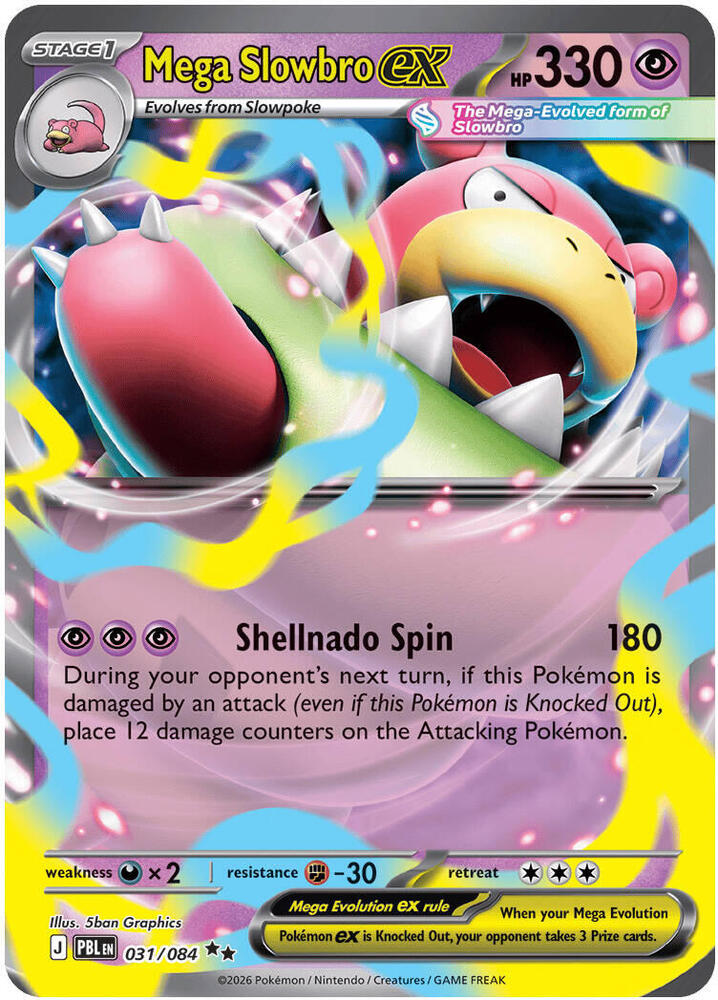 031 [PBL] Mega Slowbro ex - Double Rare