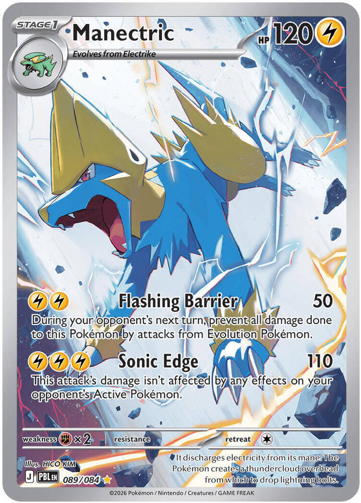 089 [PBL] Manectric - Illustration Rare