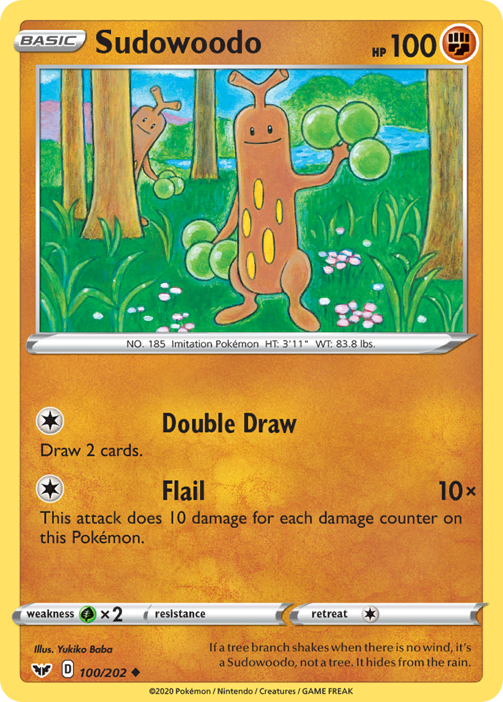 100/202 [SSH] Sudowoodo - Uncommon