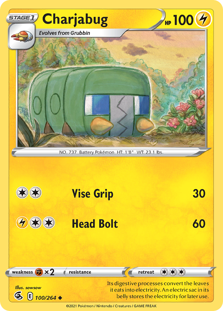 100/264 [FST] Charjabug - Uncommon
