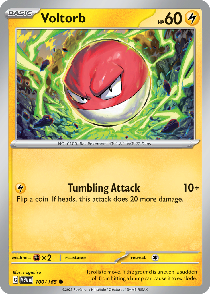100/165 [SV3PT5] Voltorb - Common