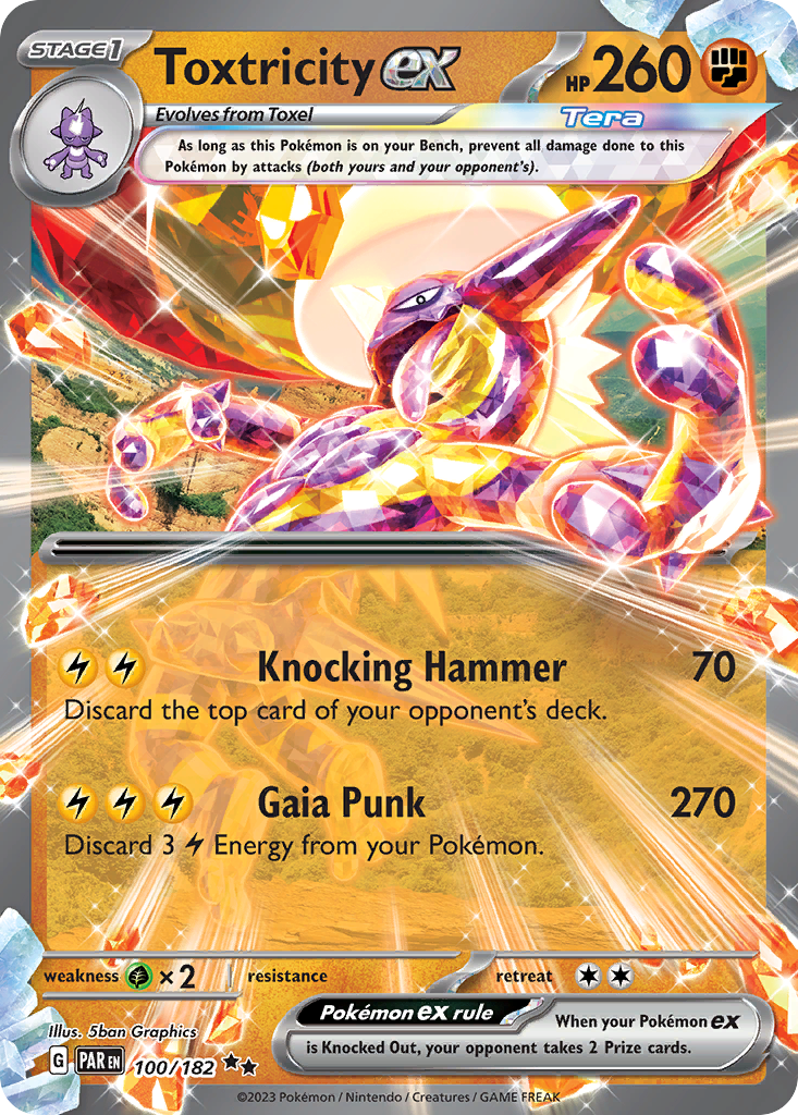 100/182 [SV4] Toxtricity ex - Double Rare