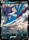 101/189 [ASR] Hisuian Samurott V - Rare Holo V