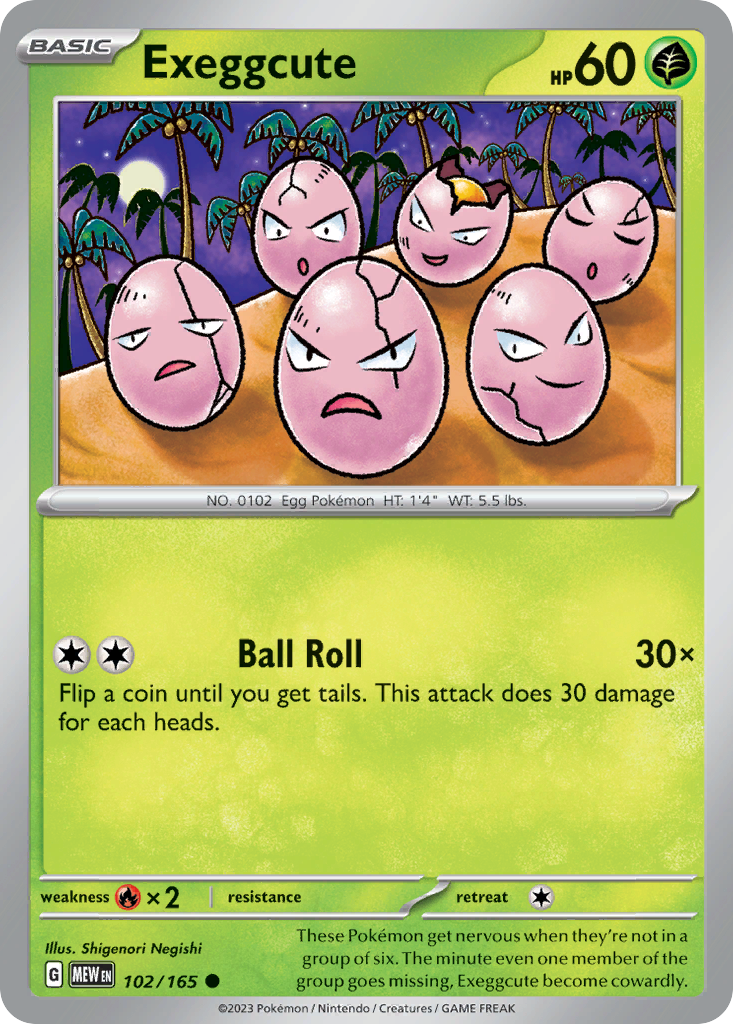102/165 [SV3PT5] Exeggcute - Common