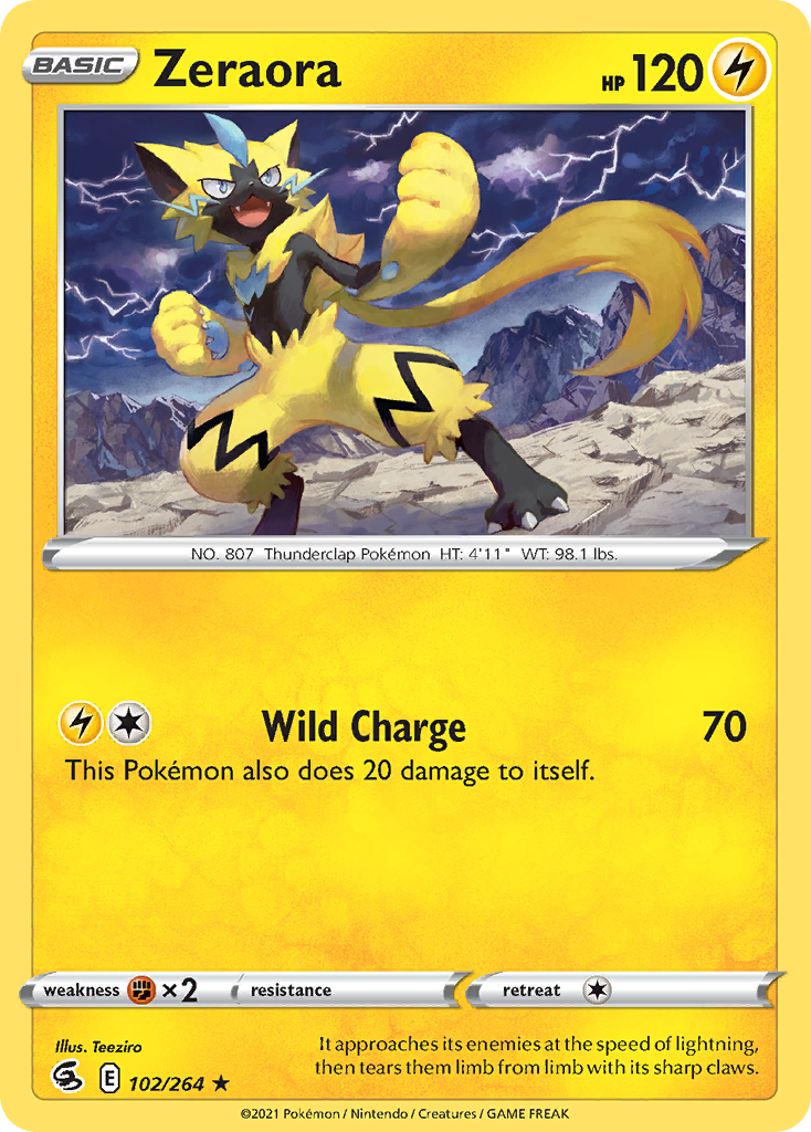 102/264 [FST] Zeraora - Rare
