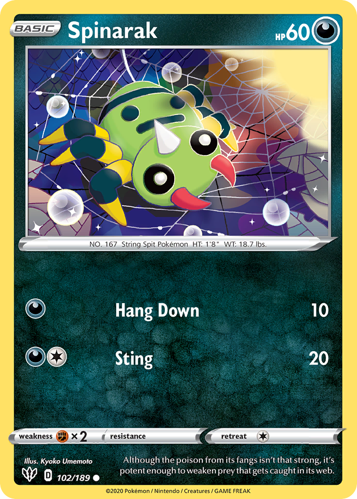 102/189 [DAA] Spinarak - Common