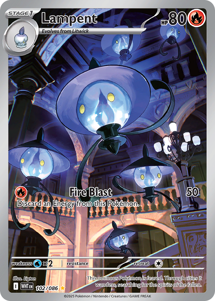 102/86 [WHT] Lampent - Illustration Rare