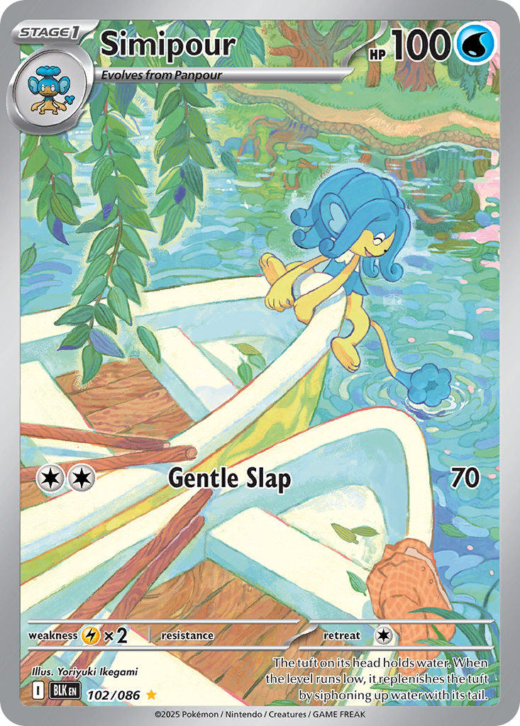 102/86 [BLK] Simipour - Illustration Rare