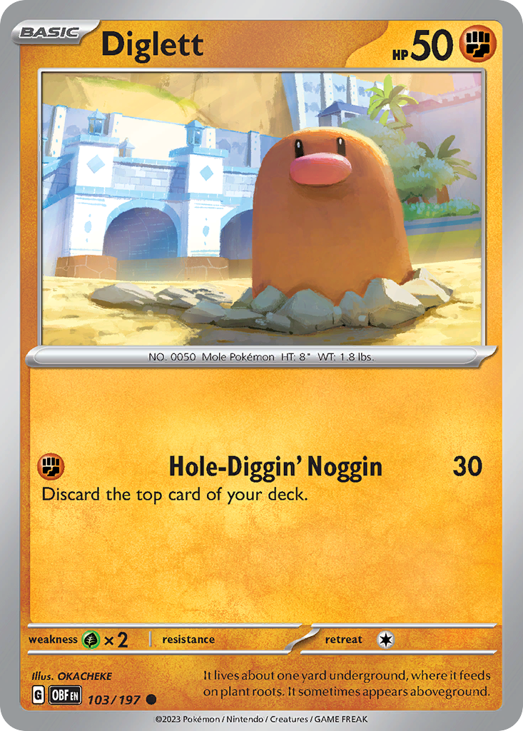 103/197 [SV3] Diglett - Common