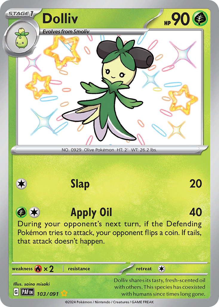 103/91 [SV4PT5] Dolliv - Shiny Rare