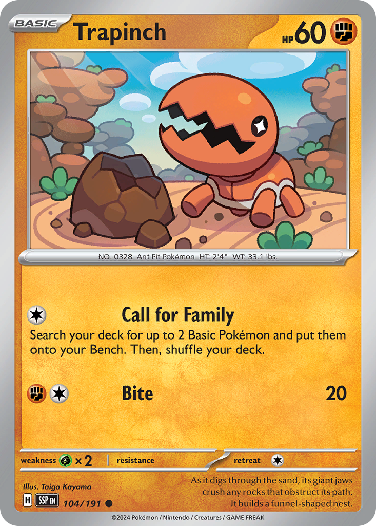 104/191 [SSP] Trapinch - Common