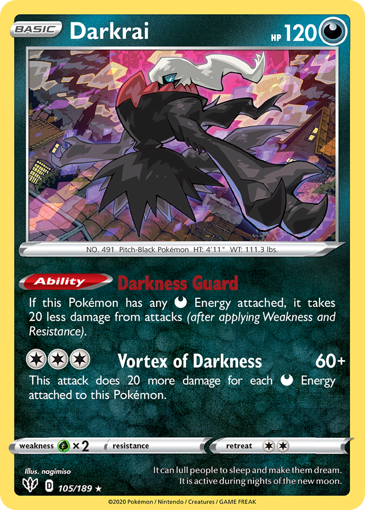 105/189 [DAA] Darkrai - Rare Holo