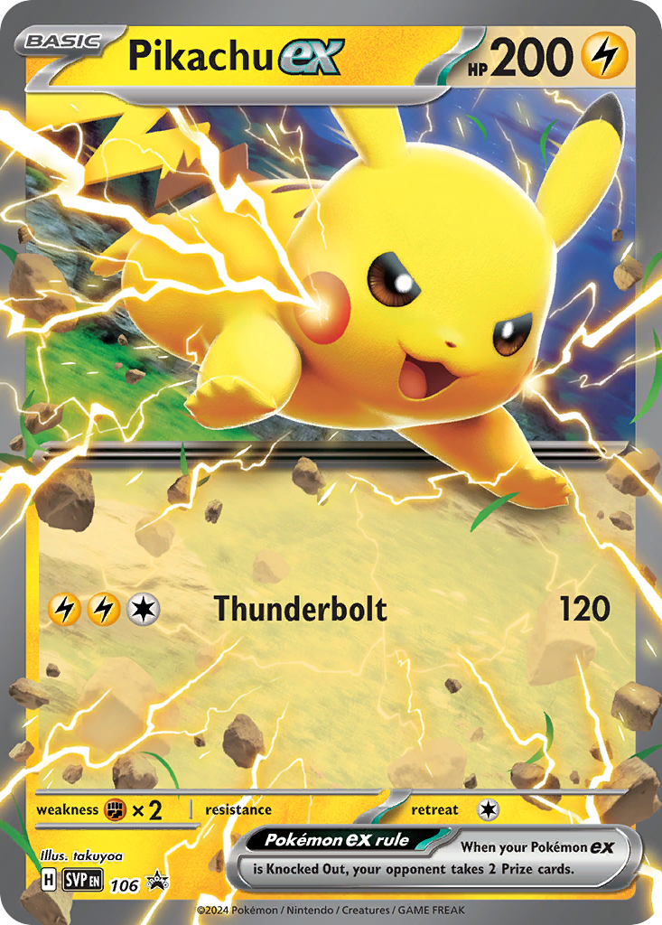 106/215 [PR-SV] Pikachu ex - Promo