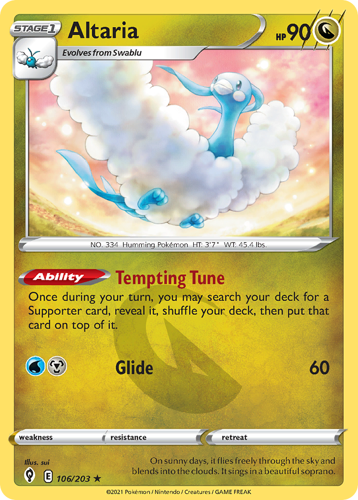 106/203 [EVS] Altaria - Rare