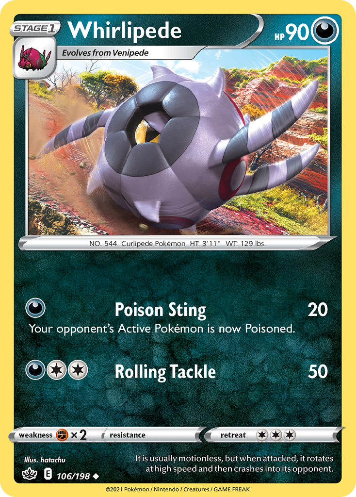106/198 [CRE] Whirlipede - Uncommon