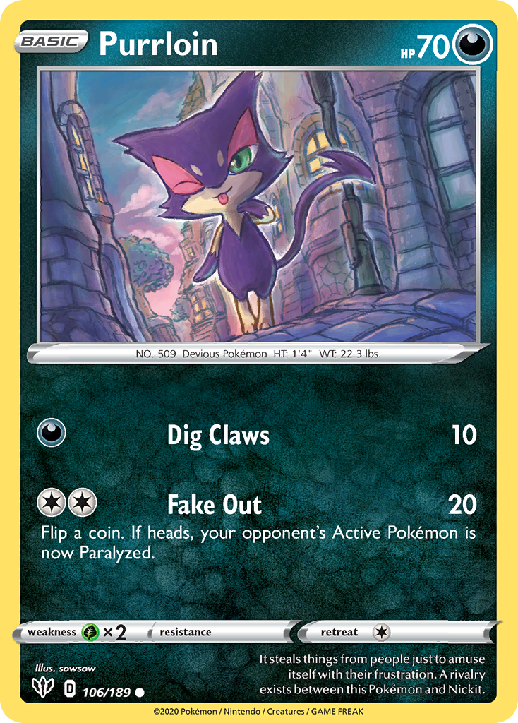 106/189 [DAA] Purrloin - Common
