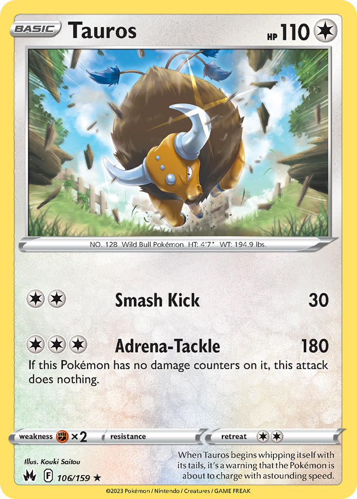 106/159 [CRZ] Tauros - Rare