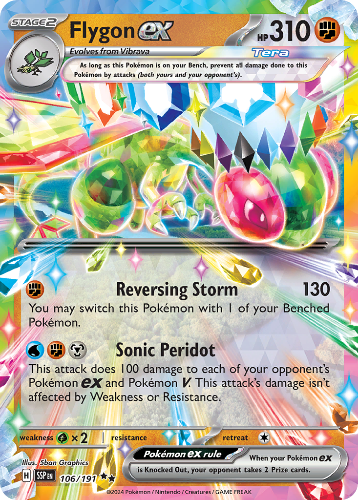 106/191 [SSP] Flygon ex - Double Rare