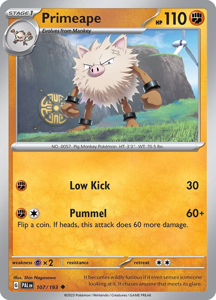 107/193 [SV2] Primeape - Uncommon