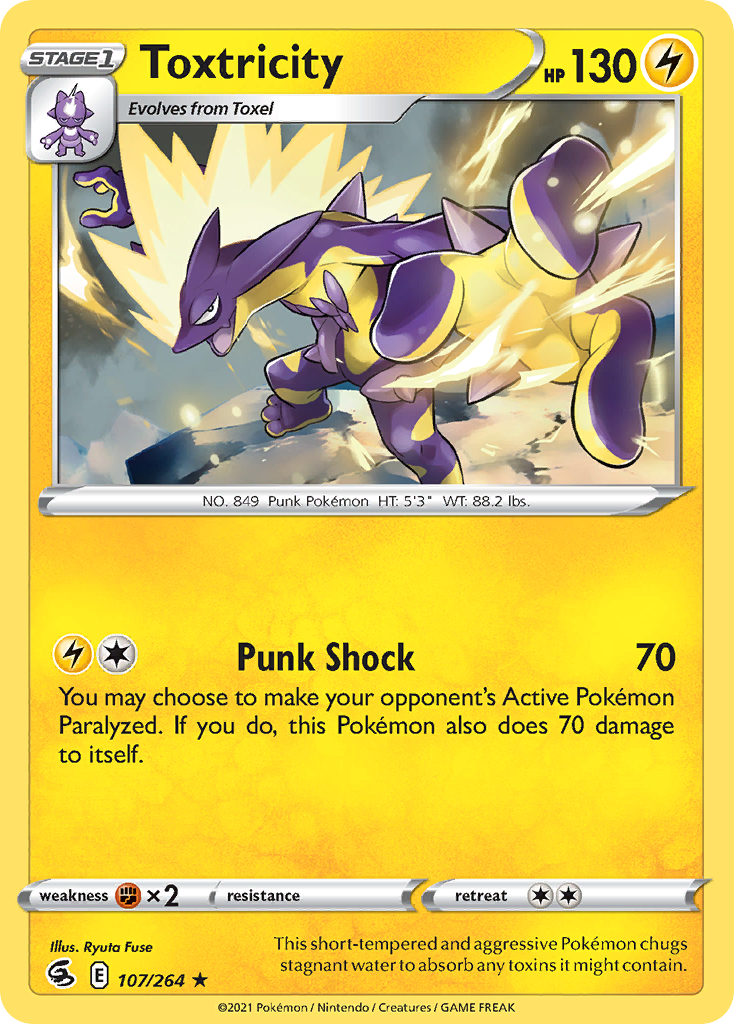 107/264 [FST] Toxtricity - Rare Holo