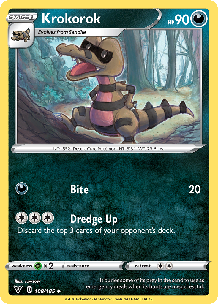108/185 [VIV] Krokorok - Uncommon