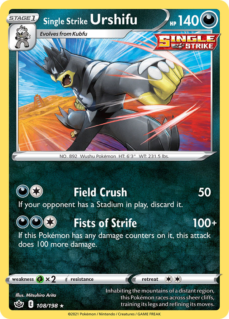 108/198 [CRE] Single Strike Urshifu - Rare Holo