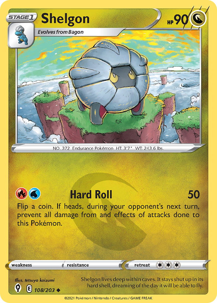 108/203 [EVS] Shelgon - Uncommon