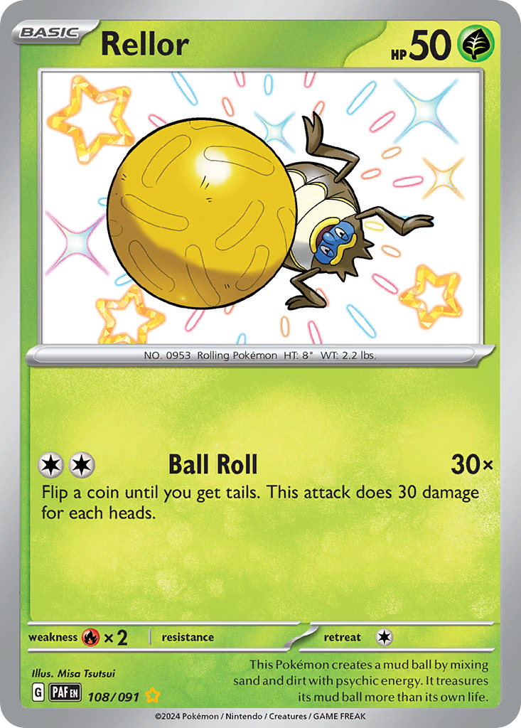 108/91 [SV4PT5] Rellor - Shiny Rare