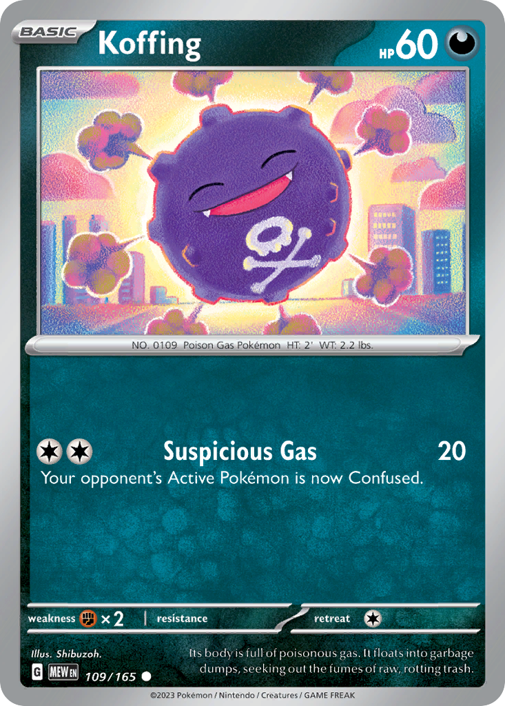 109/165 [SV3PT5] Koffing - Common