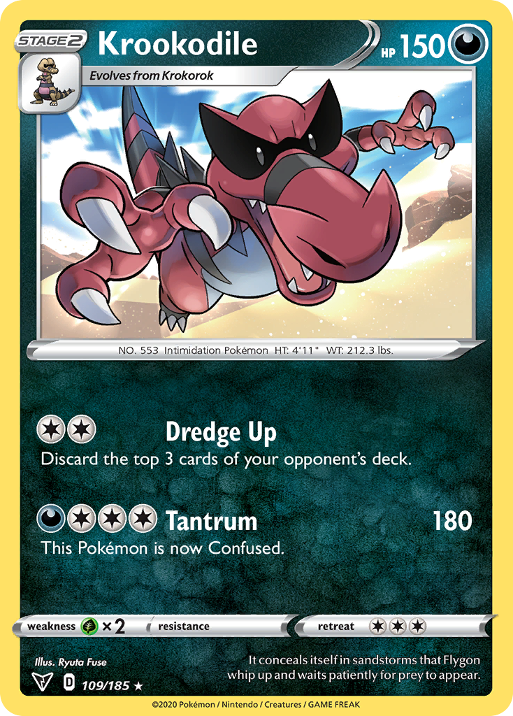 109/185 [VIV] Krookodile - Rare