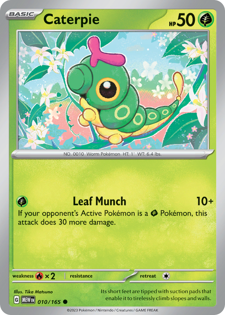 10/165 [SV3PT5] Caterpie - Common