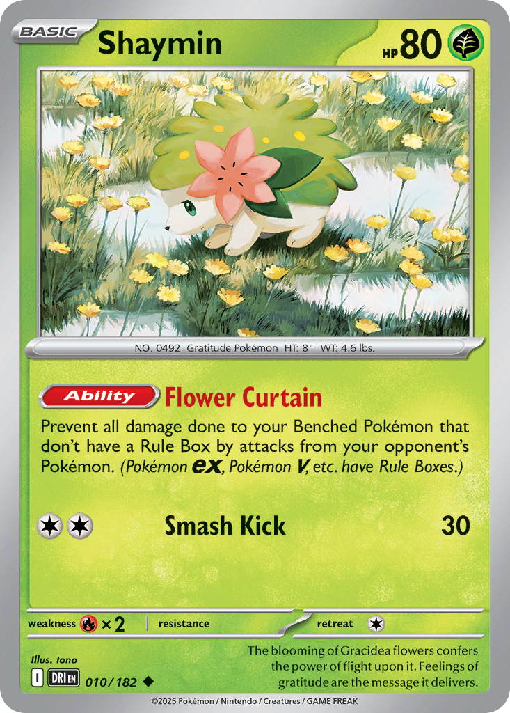 10/182 [DRI] Shaymin - Uncommon