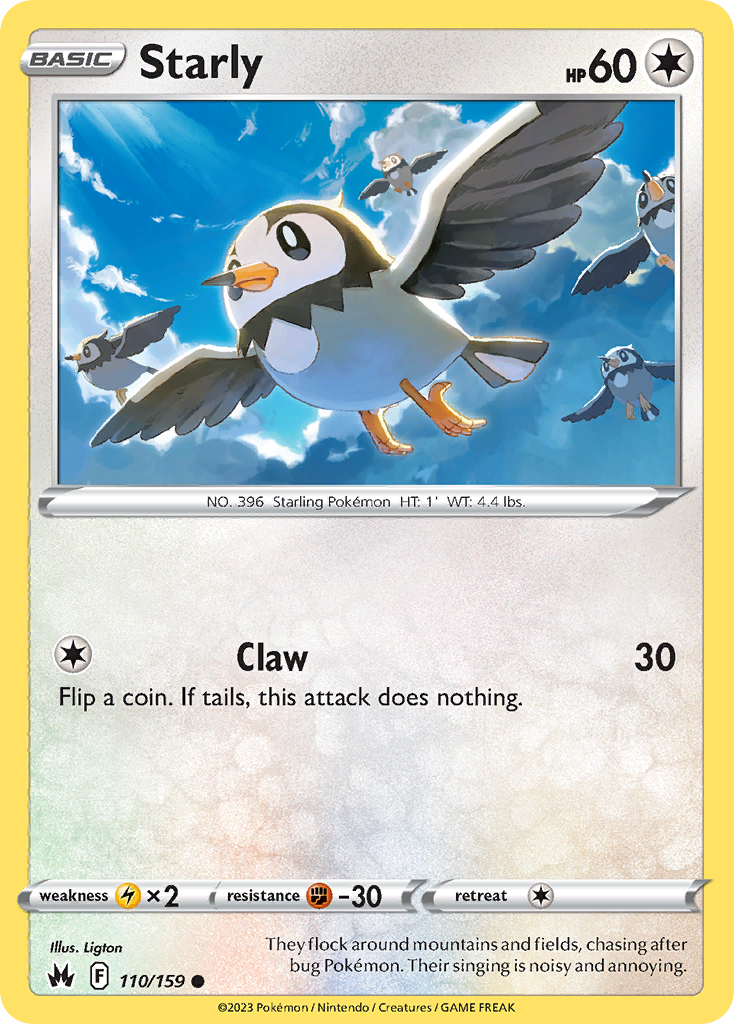 110/159 [CRZ] Starly - Common