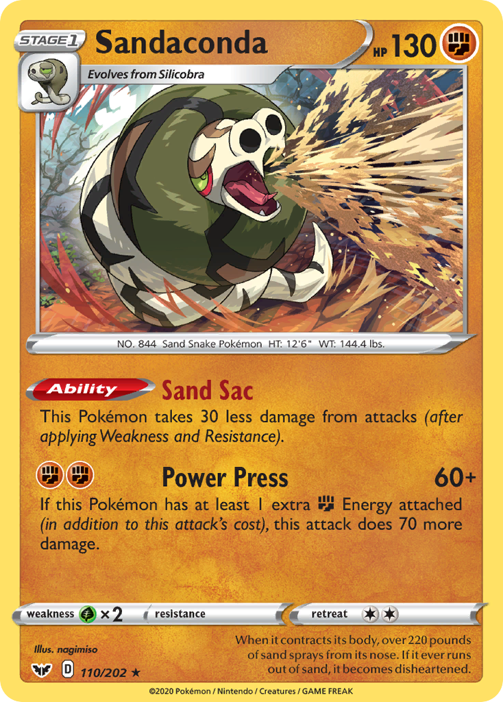 110/202 [SSH] Sandaconda - Rare Holo