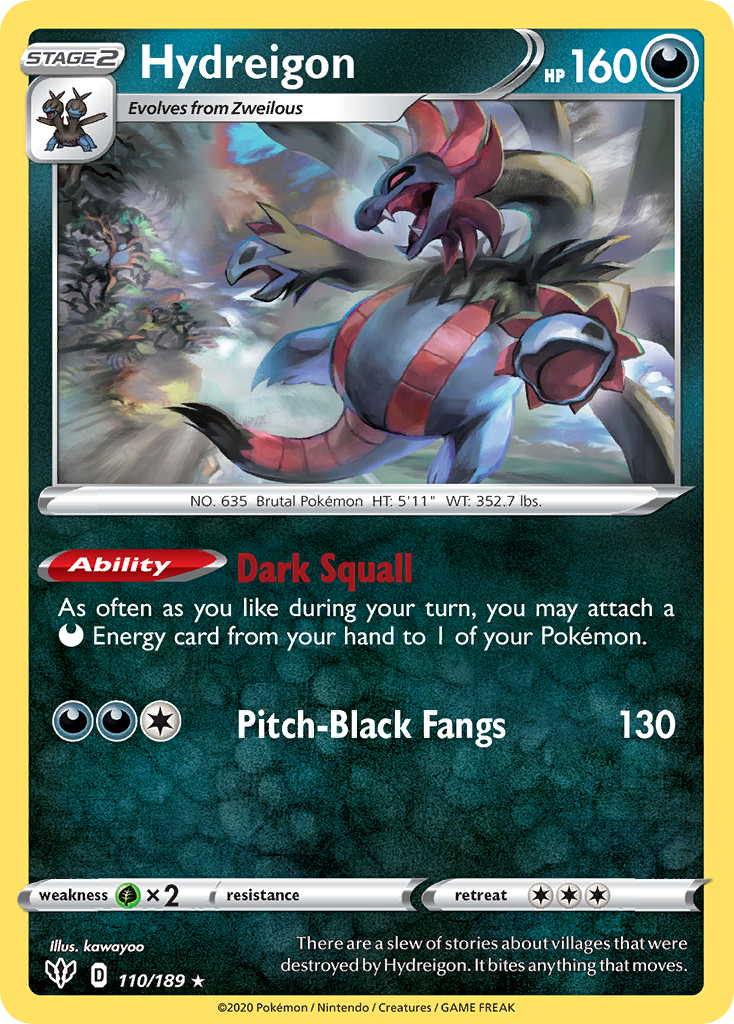 110/189 [DAA] Hydreigon - Rare