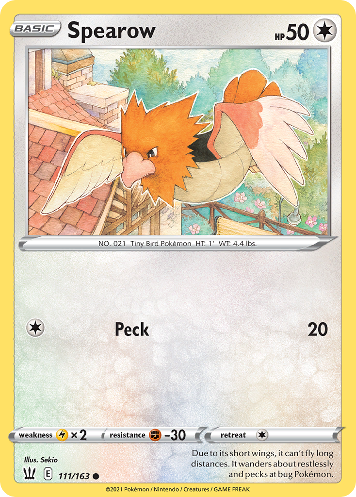 111/163 [BST] Spearow - Common