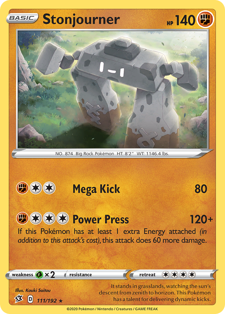 111/192 [RCL] Stonjourner - Rare Holo