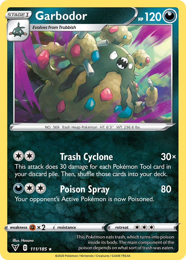 111/185 [VIV] Garbodor - Rare