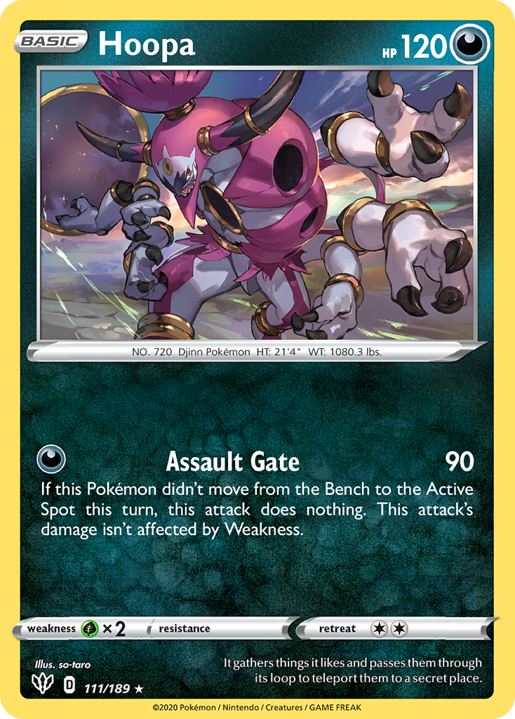 111/189 [DAA] Hoopa - Rare Holo