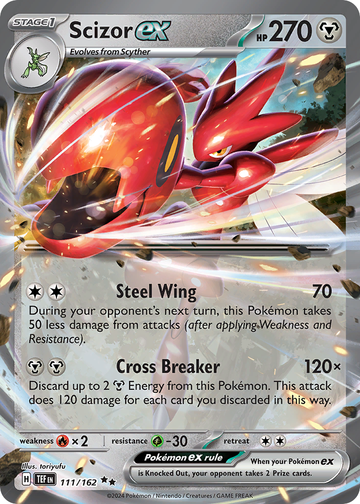 111/162 [TEF] Scizor ex - Double Rare