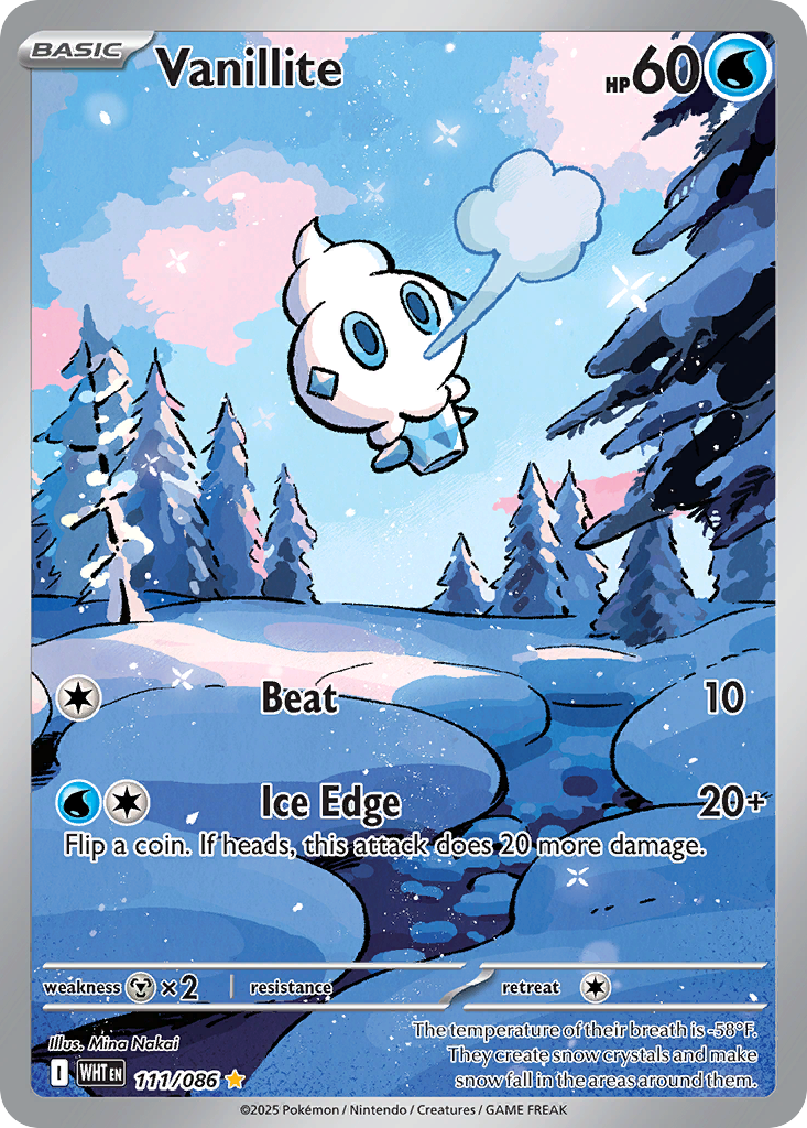 111/86 [WHT] Vanillite - Illustration Rare