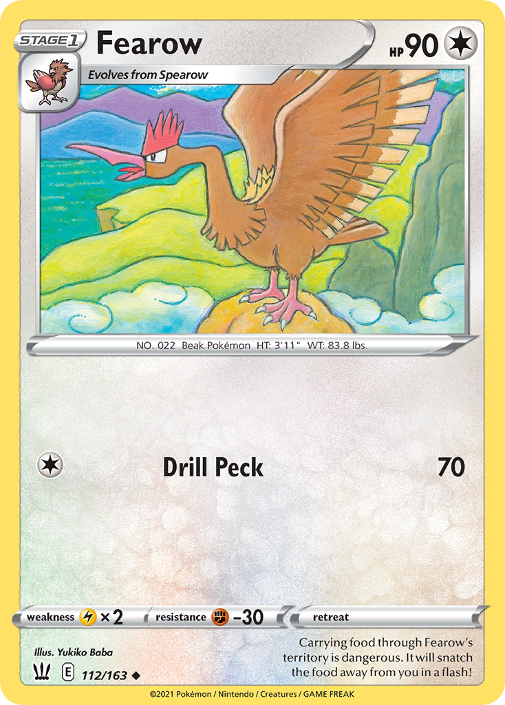 112/163 [BST] Fearow - Uncommon