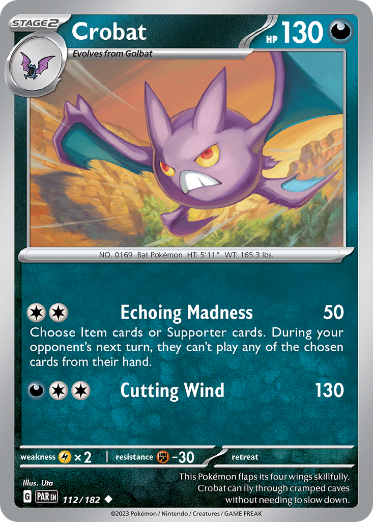 112/182 [SV4] Crobat - Uncommon