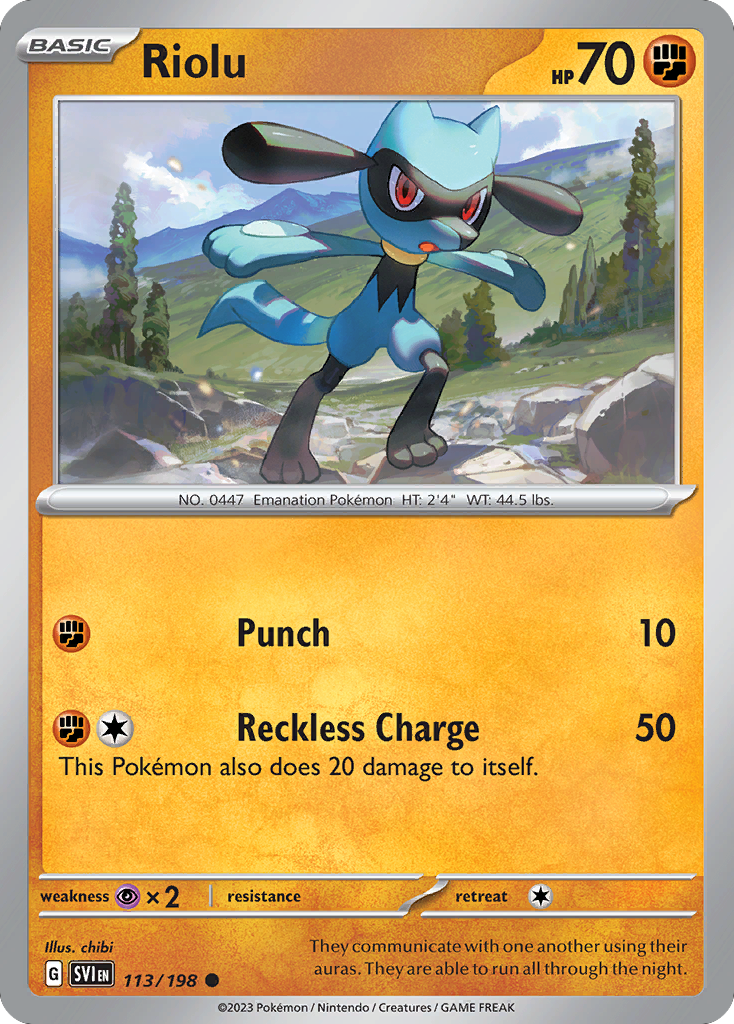 113/198 [SV1] Riolu - Common