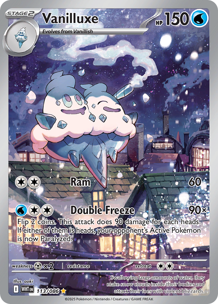 113/86 [WHT] Vanilluxe - Illustration Rare