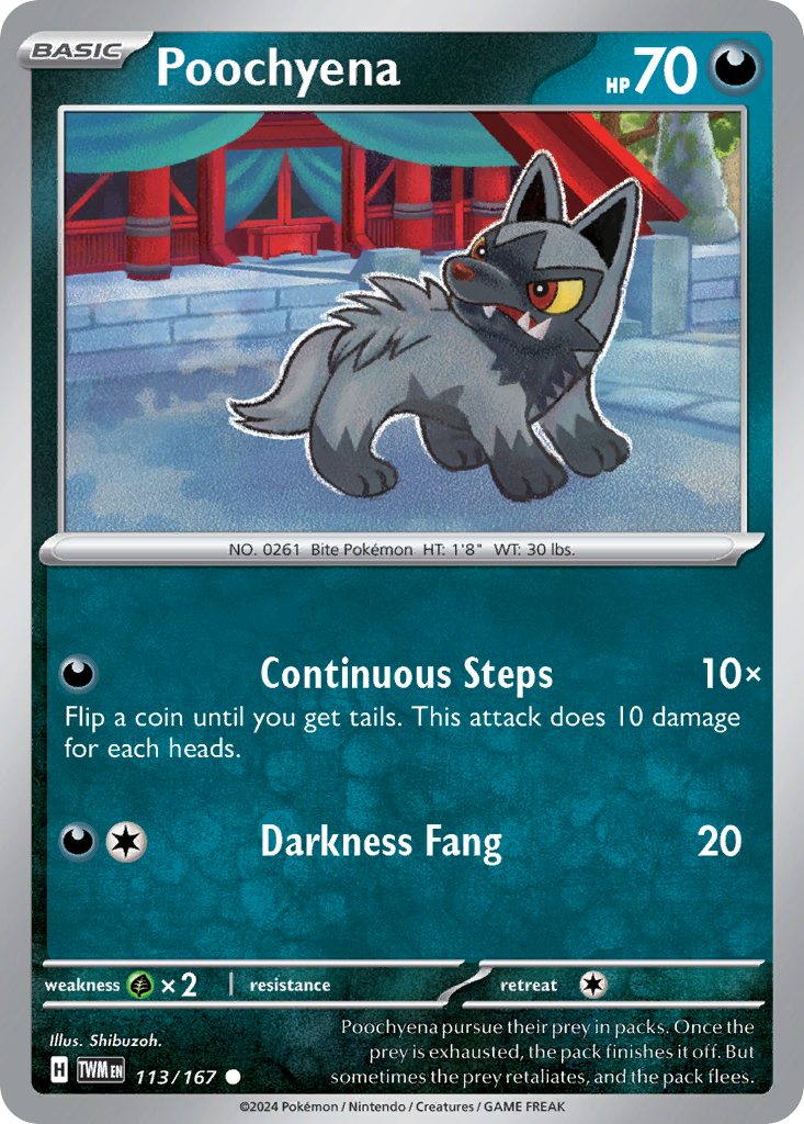 113/167 [TWM] Poochyena - Common