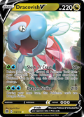 114/172 [BRS] Dracovish V - Rare Holo V