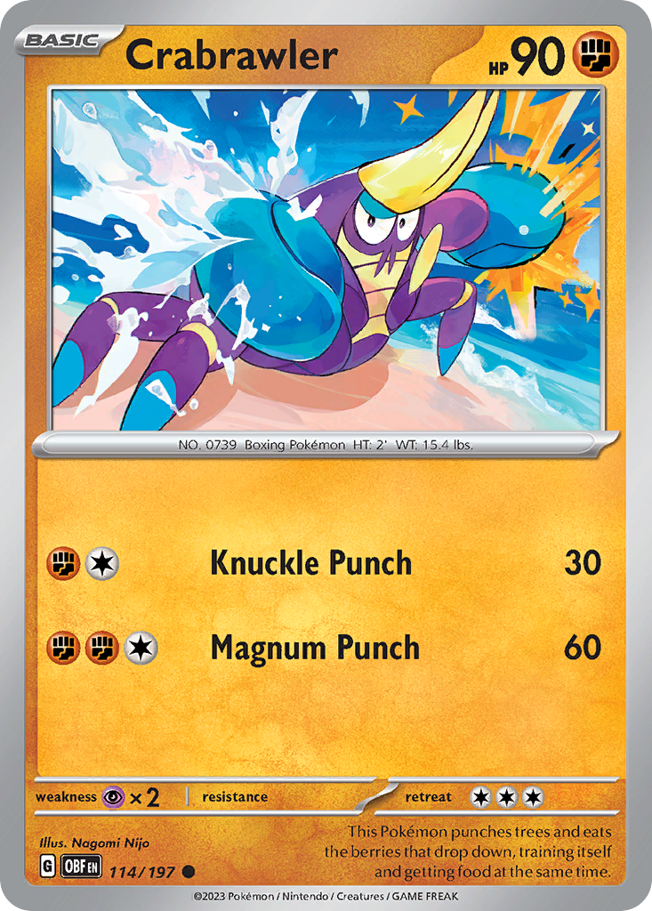 114/197 [SV3] Crabrawler - Common