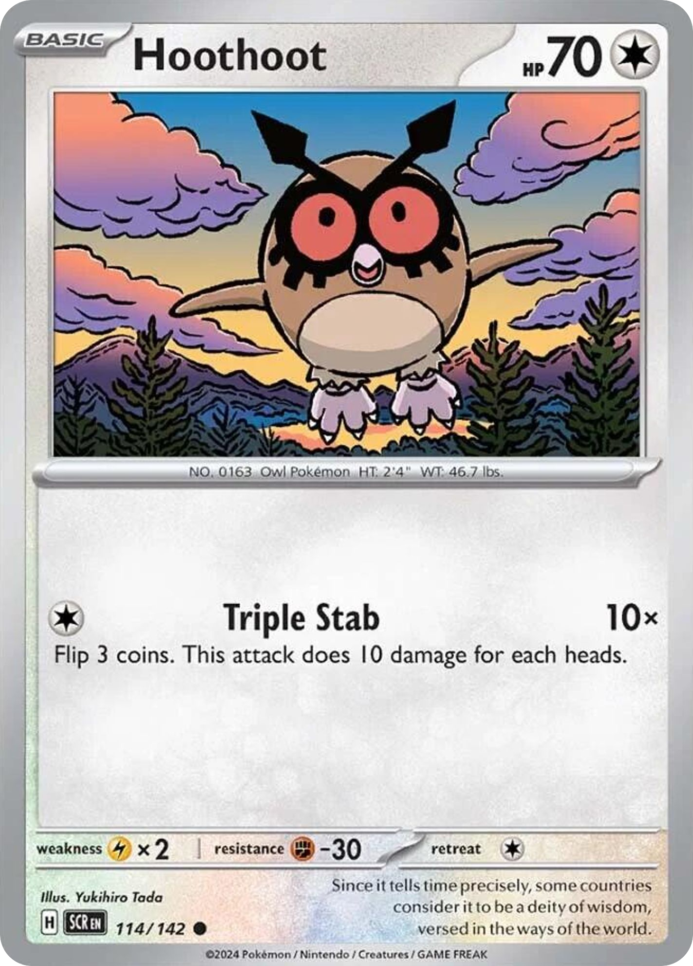 114/142 [SCR] Hoothoot - Common