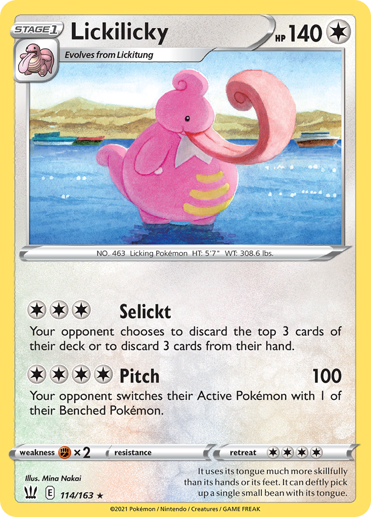 114/163 [BST] Lickilicky - Rare